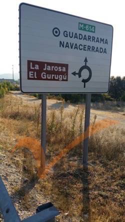 Señalización vial vertical en guadarrama