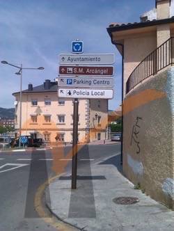 Señalización vial vertical en guadarrama